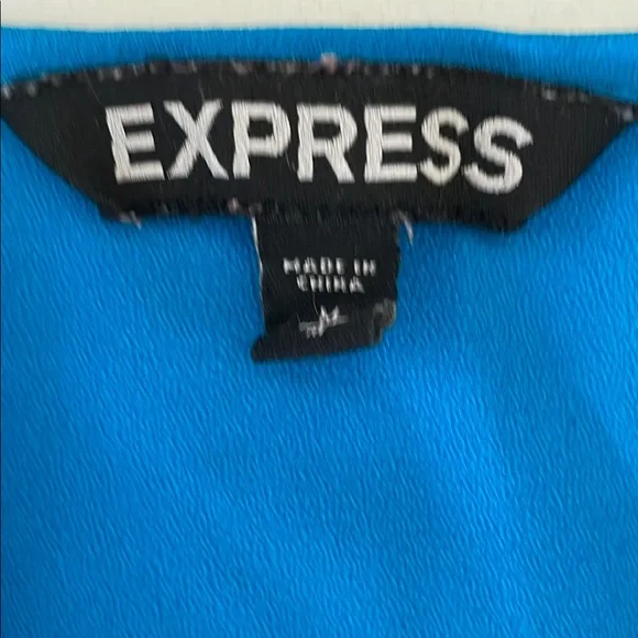Express Women's Blue Top - Picture 4 of 4